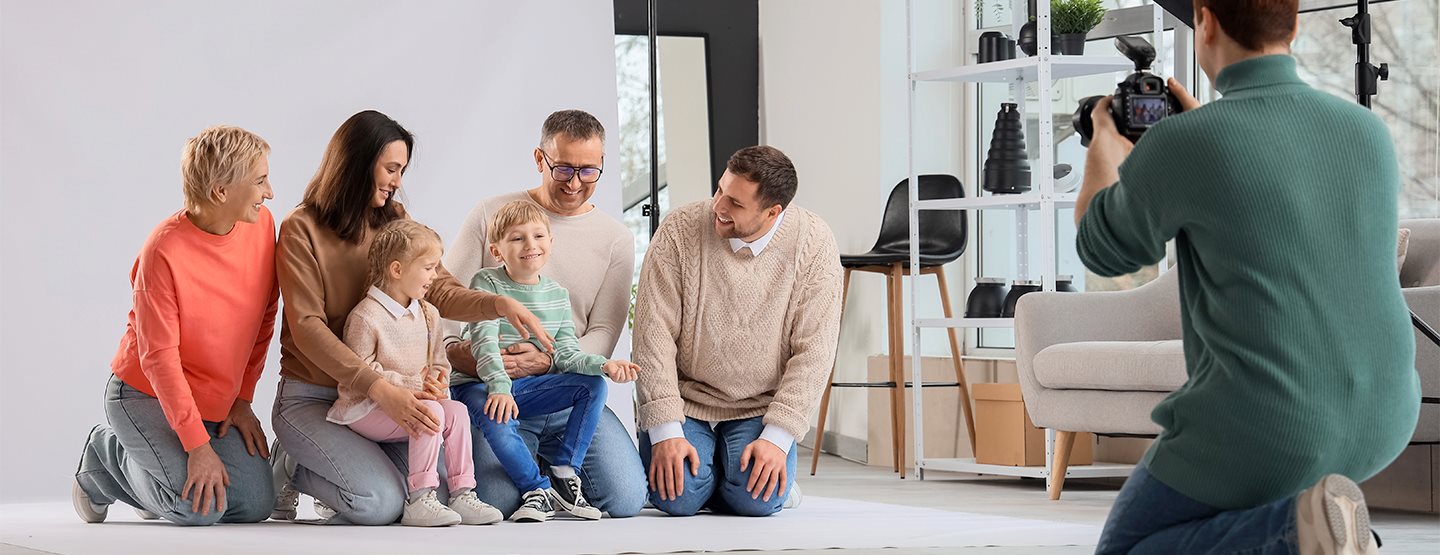 Družinsko fotografiranje: 10 idej 
