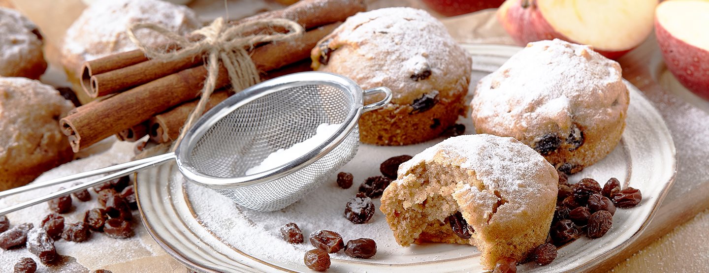 Božični kruh Stollen malo drugače: Recept za brezglutenske mafine na način božičnega kruha Stollen 