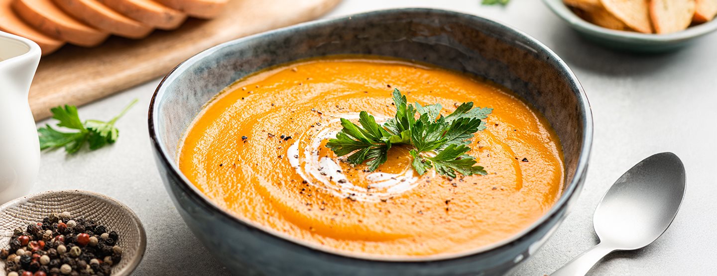 Recept za hitro in enostavno pripravo juhe iz sladkega krompirja