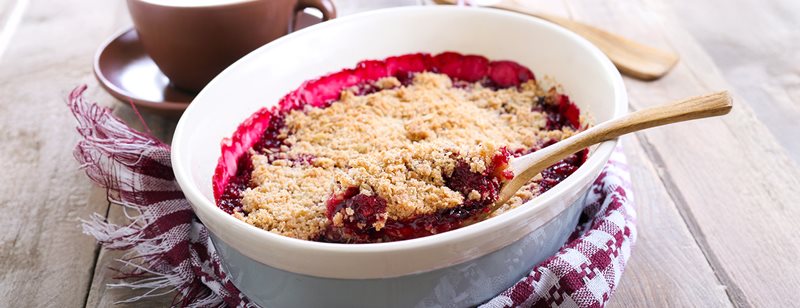 Recept kot iz babičine kuhinje: Slivov drobljenec